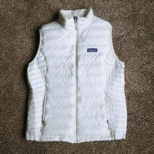 Patagonia women's Down Sweater Vest- Birch White